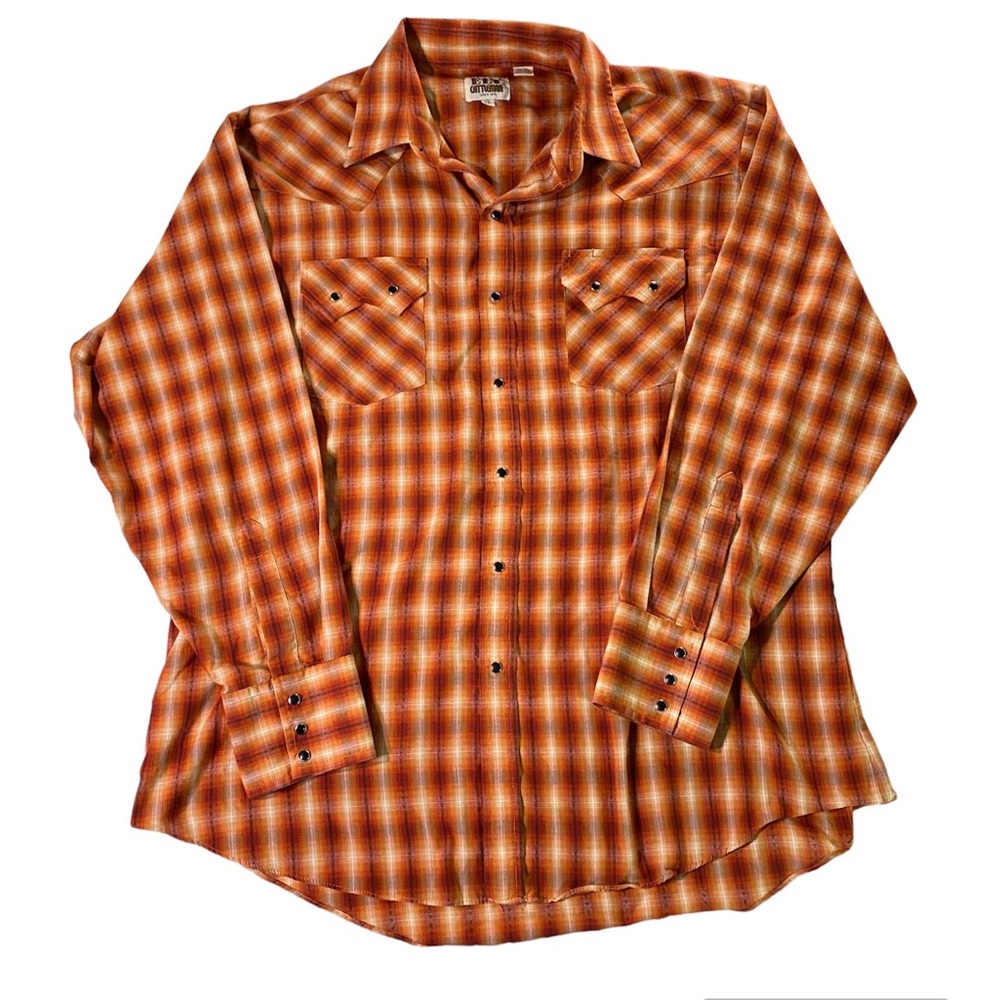 Ely Cattlemen Plaid Black Pearl Snap Western Shirt